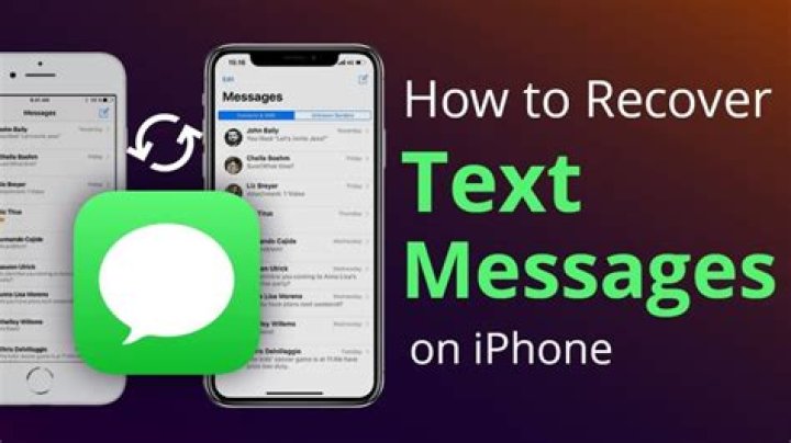 Can deleted texts be recovered on iPhone?