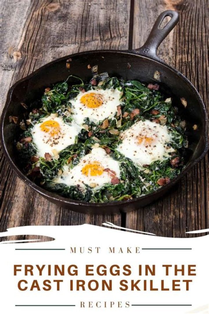 Can you fry eggs in a cast iron skillet?