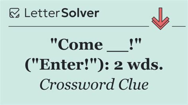 Enter: 2 wds.