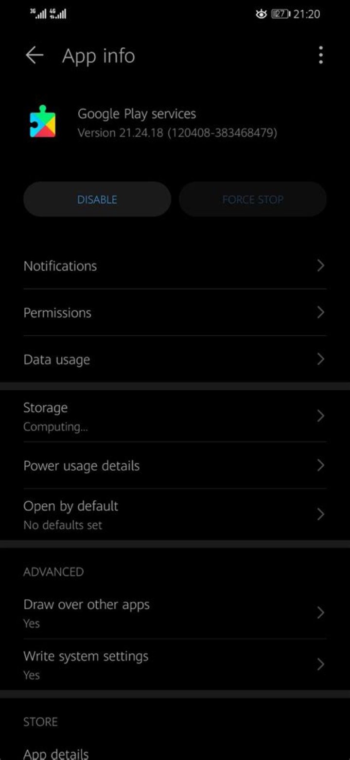 How do I stop Google Play Services from using data?