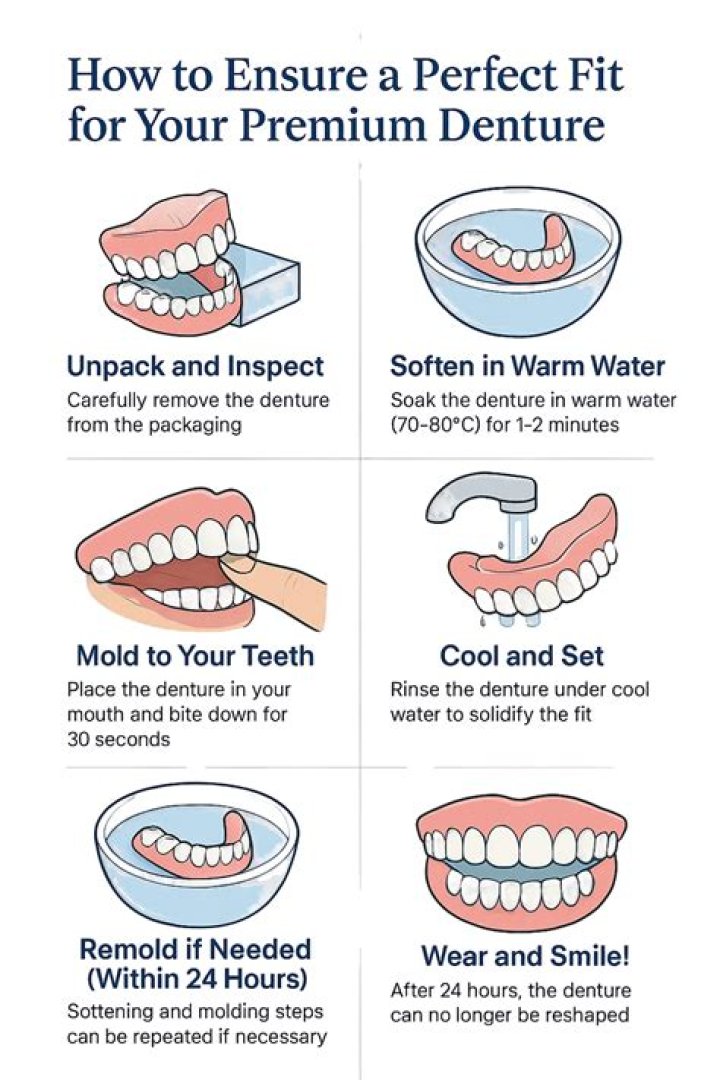How do they make dentures when you have no teeth?