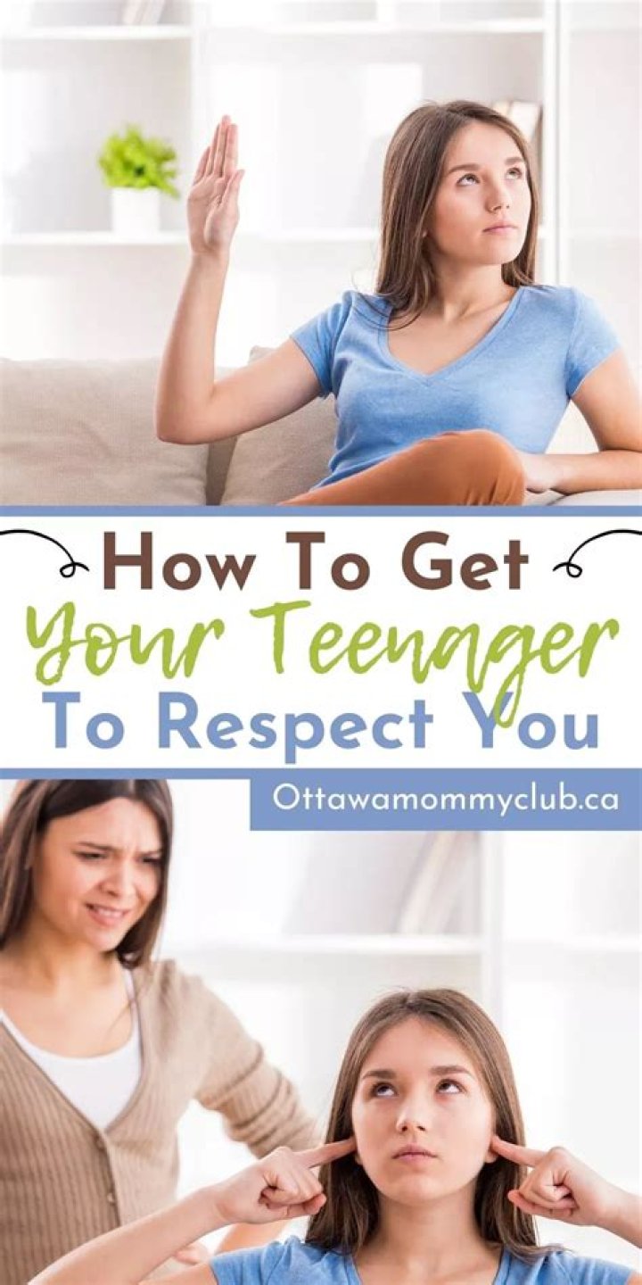 How do you get your teenager to respect you?