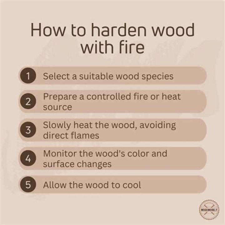 How do you harden wood naturally?