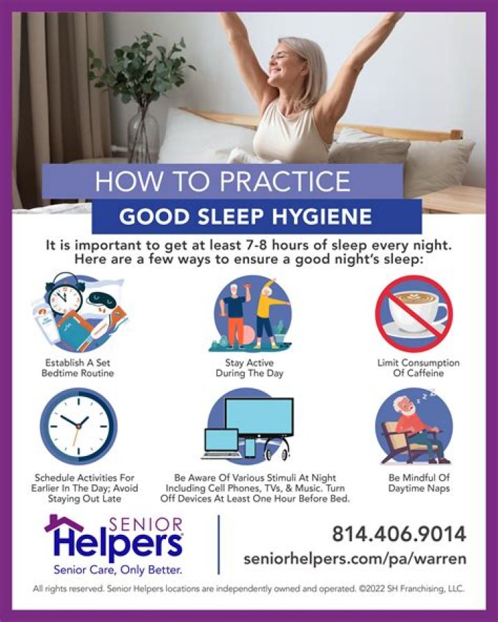 How do you maintain sleep hygiene?