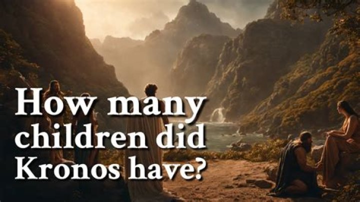 How many gods did Kronos eat?