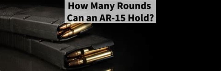 How many rounds can an AR-15 shoot?