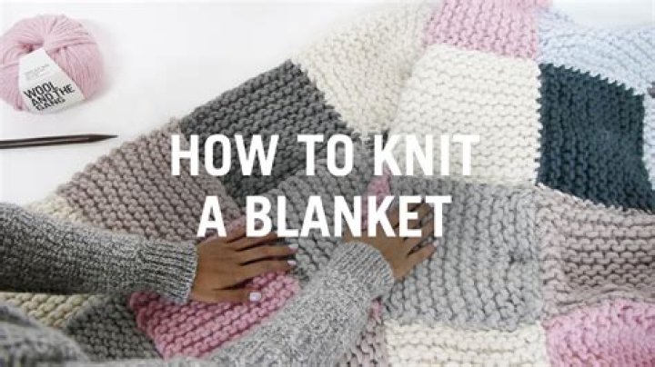 How many squares do you need to knit a blanket?