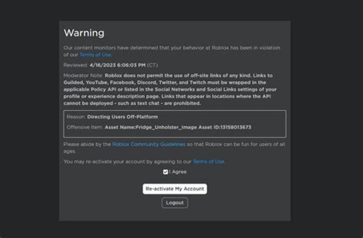 How many warnings does Instagram give?