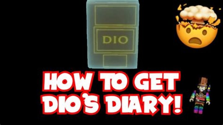 How rare is DIO diary in YBA?