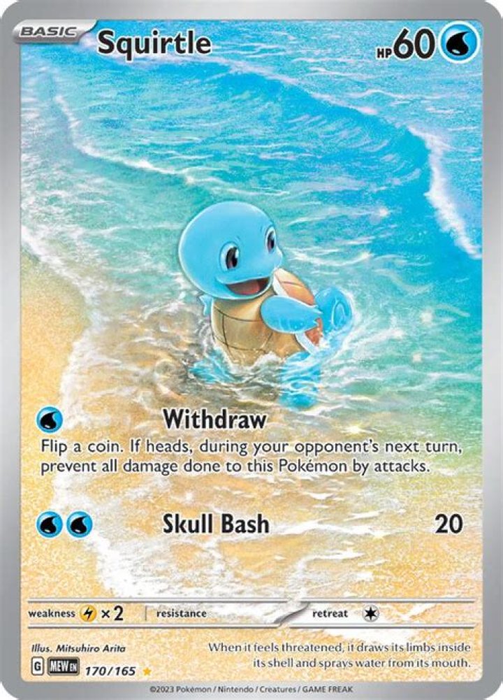 Is Squirtle in Pokémon arceus?