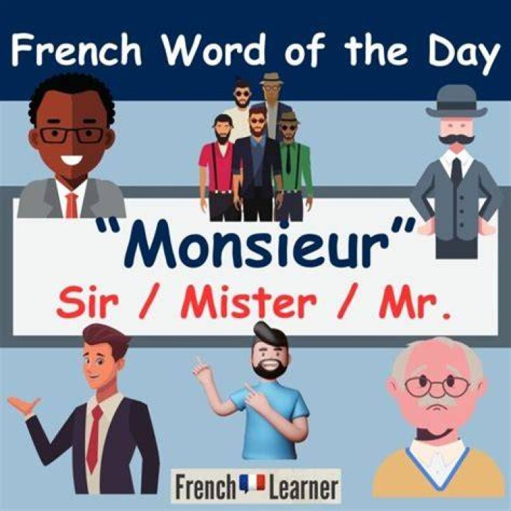___ monsieur! (Yes sir! in French)
