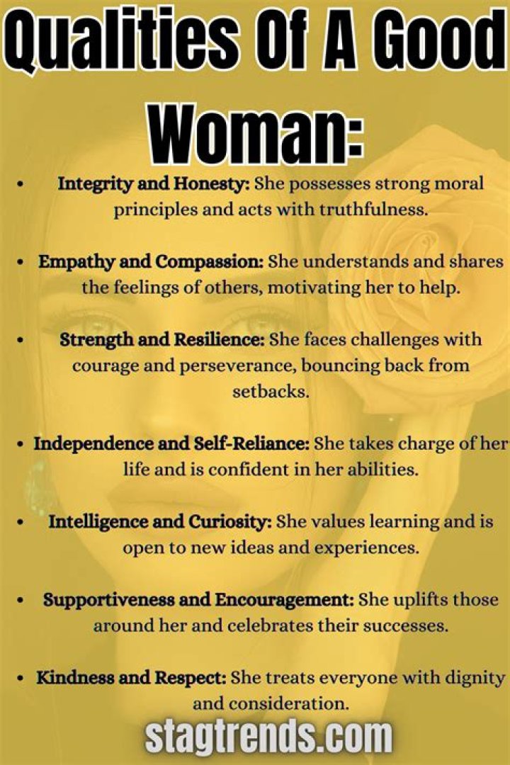 What are feminine qualities in a woman?