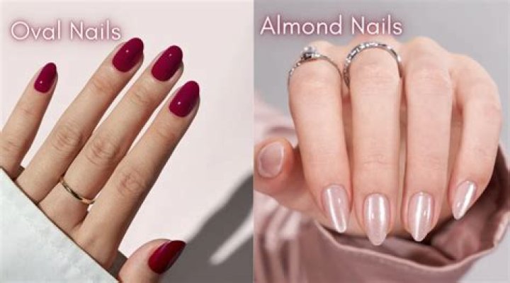 What are oval nails called?