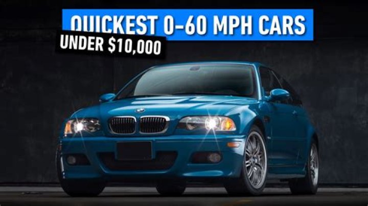 What cars do 0-60 in 4 seconds?