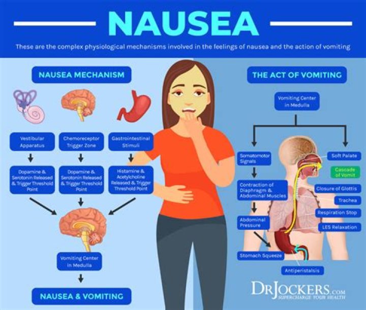 What causes nausea without vomiting?