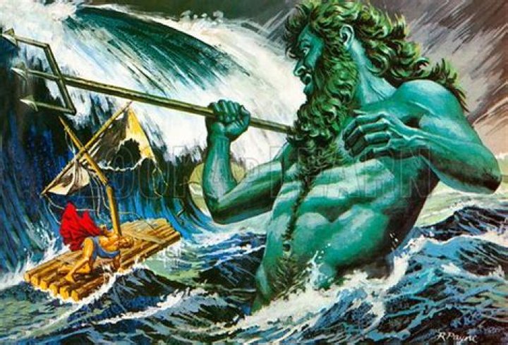 What did Odysseus do to Poseidon?