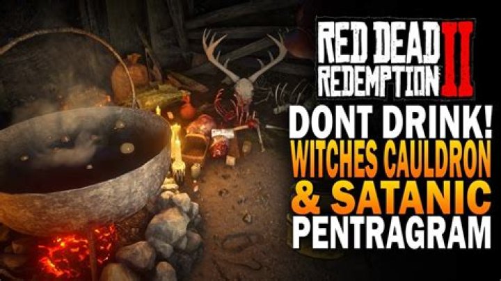 What happens when you drink from the Witches Cauldron RDR2?
