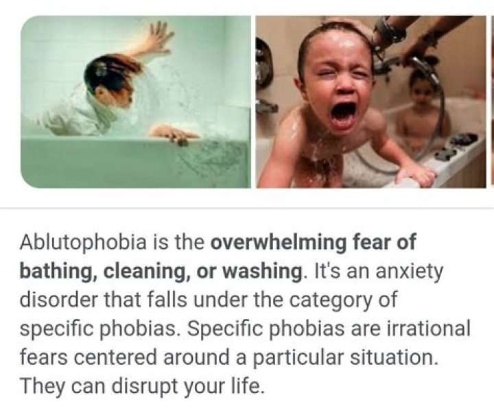 What is Ablutophobia?