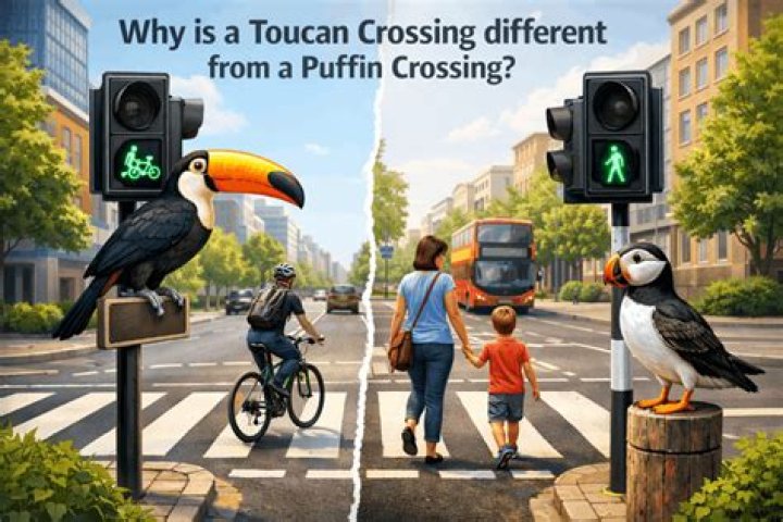 What is different about a toucan crossing?