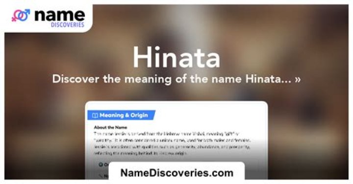 What is the meaning of Hinata?