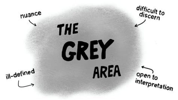 What is the meaning of the idiom a GREY area?