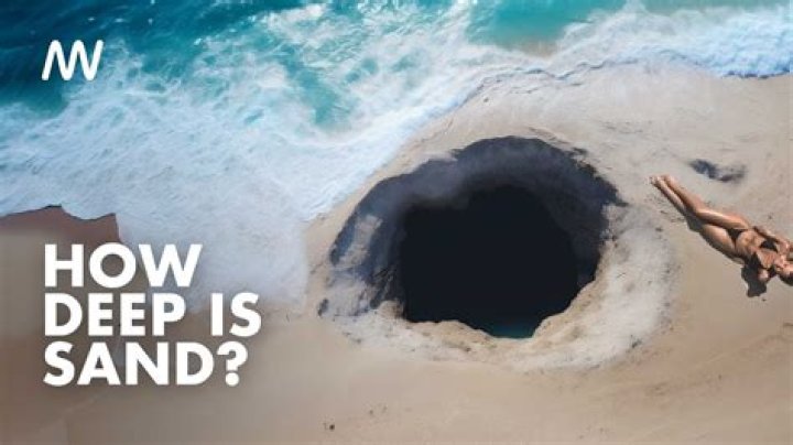 What is under the sand at the beach?