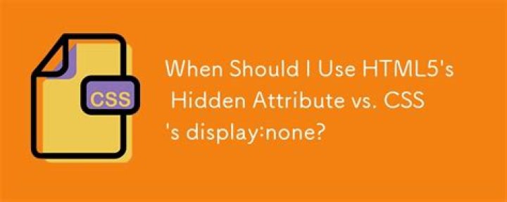 When should I use HTML5?
