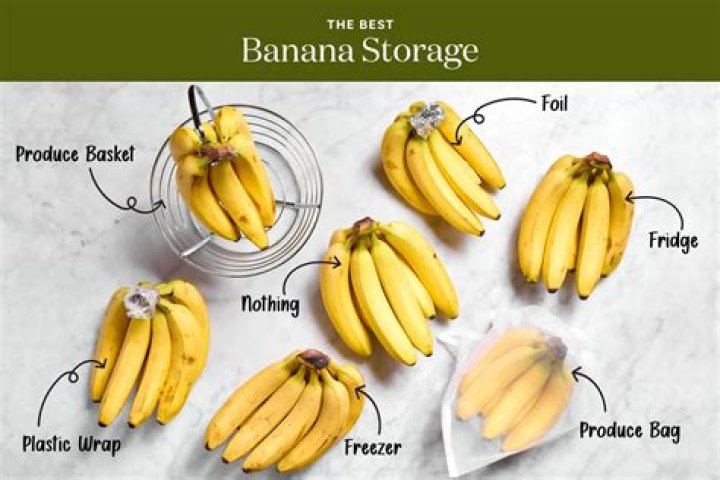 Where is it best to store bananas?