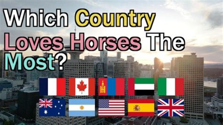 Which country loves horses most?