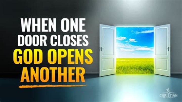 Why does God close doors at work?