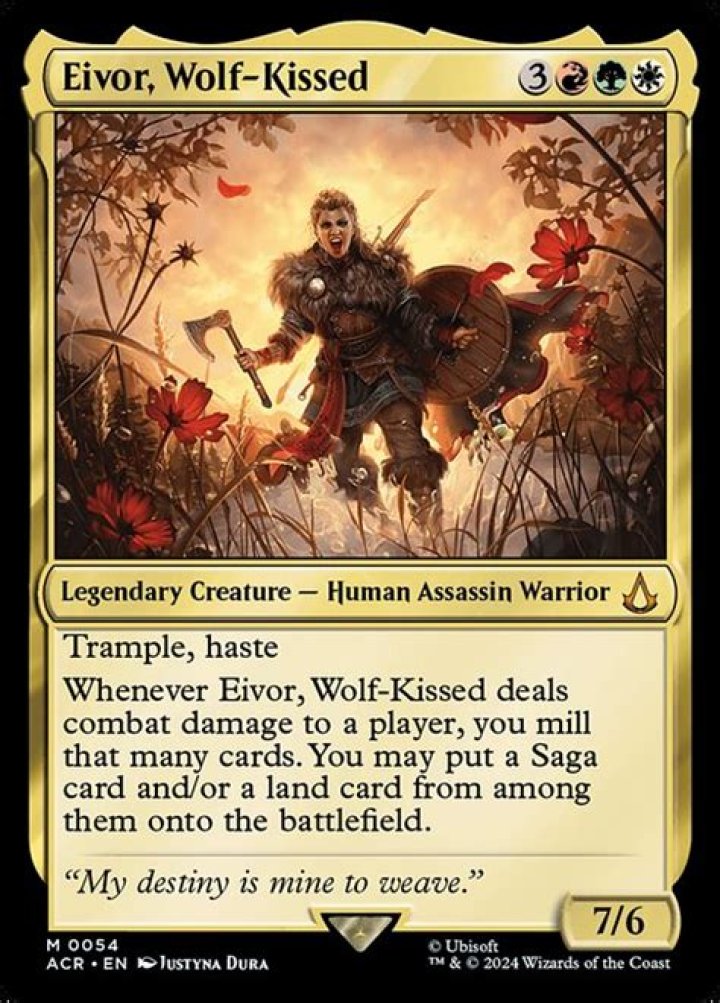 Why is eivor called wolf kissed?