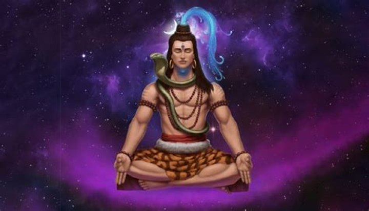 Why Shiva's neck is blue?